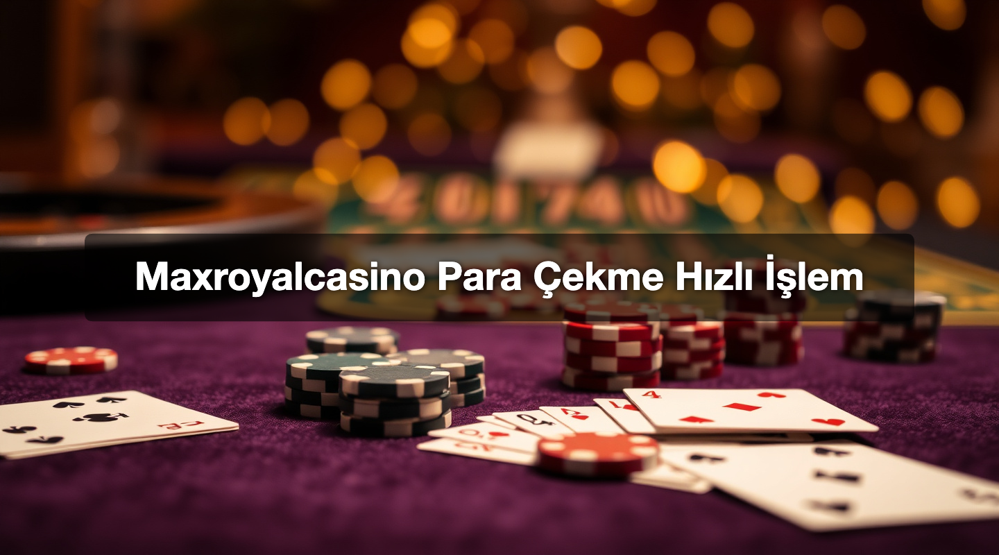 Maxroyalcasino Para Çekme Hızlı İşlem